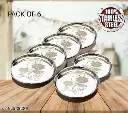 🍽️ Stainless Steel Dinner Plate (Thali) Set of 6
