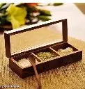 🌿 Wooden Spice Treasury – Exquisite Handcrafted Spice Box