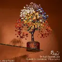 🌈 7 Chakra Crystal Tree with 100 Natural Beads r