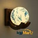 💡 Brother's Wall Light – Elegant Blue Glass Wall