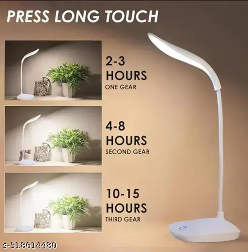 🌟 Classic LED Table Lamp - 3-Grade Dimming & Flexible Design
