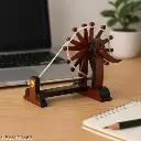 KGPMart Handcrafted Wooden Gandhi Charkha Showpiece r