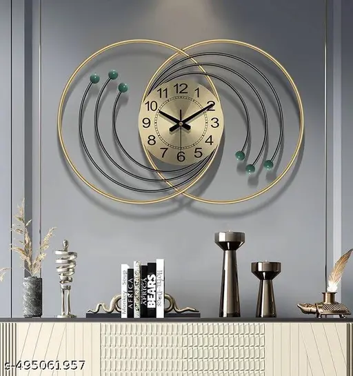KGPMart Modern Ginkgo Leaf Metal Wall Sculpture