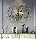 KGPMart Modern Ginkgo Leaf Metal Wall Sculpture