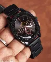 Skylona Ethnic Analog Watch for Men – Stainless Steel Strap
