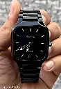 SHMOFY Premium Silver Dial Stainless Steel Chain Watch