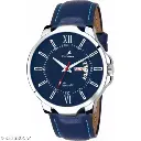 Giomex Blue Leather Analog Watch for Men: A Stylish and Elegant Timepiece