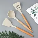 Non-Stick Premium Silicone Spatula Set – Pack of 3