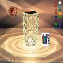 Rose Diamond Table Lamp – 16 Colors RGB