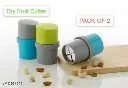 Dry Fruit Cutter & Slicer for Kitchen (Multicolour, Pack of 2)
