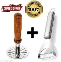Stainless Steel Fruit Slicer & Masher Combo