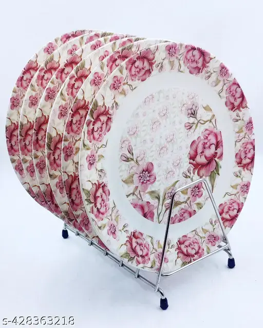 Perfectdine Melamine Round Dinner Plates