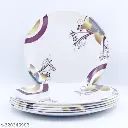 FARI 10 Inch Melamine Plates | Floral Print