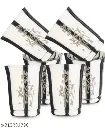 Laser Print Stainless Steel Water Glass Set