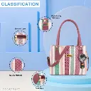 💼 Gorgeous & Attractive Striped Handbag for Women
