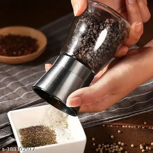 🌶️ Karunanidhi Refillable Pepper Mill Grinder )
