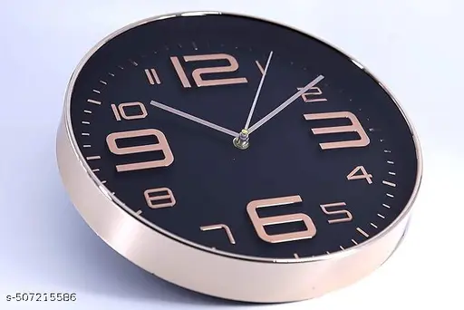 🕒 10-Inch Premium Silent Wall Clock (Copper | Round)