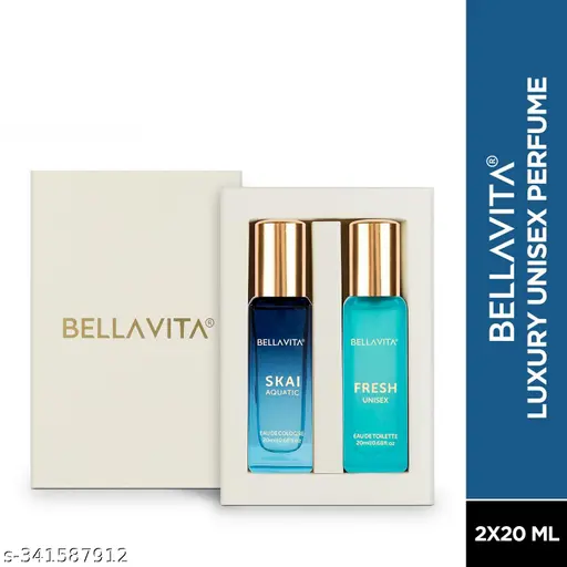 💫 Bella Vita Luxury Unisex Perfume Combo – FRESH + SKAI | 40ML (2 x 20ML)