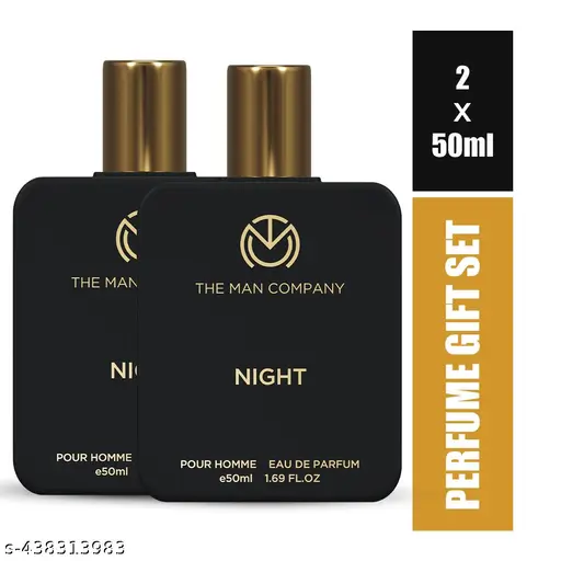 🌙 The Man Company Night Perfume for Men - 50ml (Pack of 2)