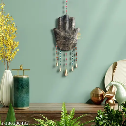 🕉️ KgpMart Big Om Metal Windchime Wall Hanging