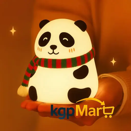 🐼 Panda Night Lamp – 7 Color Changing Touch LED Light for Kids USB Rechargeable