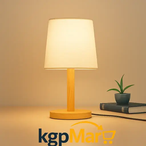 🛋️ Decorcity Mango Wood Table Lamp
