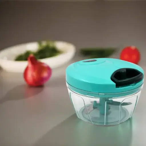 🥕 Handy Mini Plastic Vegetable Chopper | 550ml |