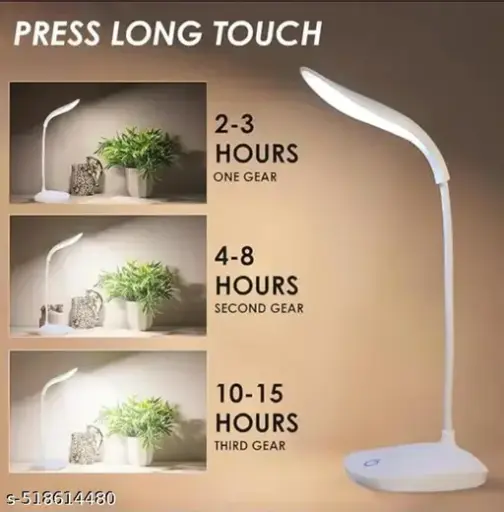 🌟 Classic LED Table Lamp - 3-Grade Dimming & Flexible Design