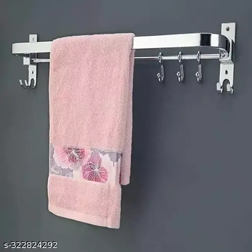Stainless Steel 304 Grade Foldable Towel Hanger for Bathroom , Pack of 1