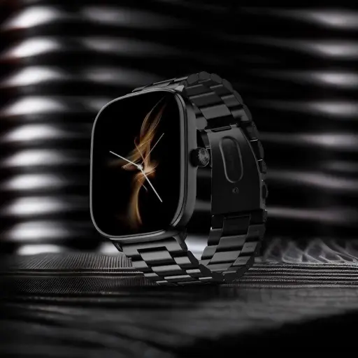 Drift+ Jet Black Smartwatch – Built for Performance and Style