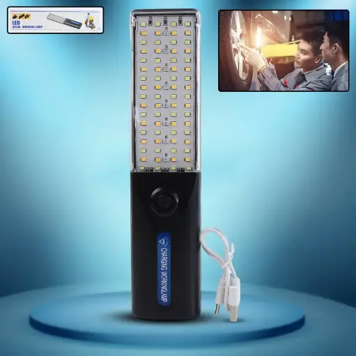 🔦 Portable Solar LED Emergency Work Light – USB Rechargeable (1 Pc)