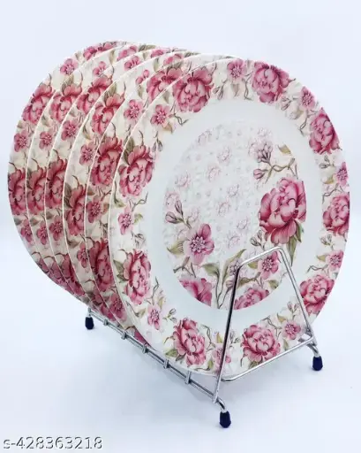 Perfectdine Melamine Round Dinner Plates