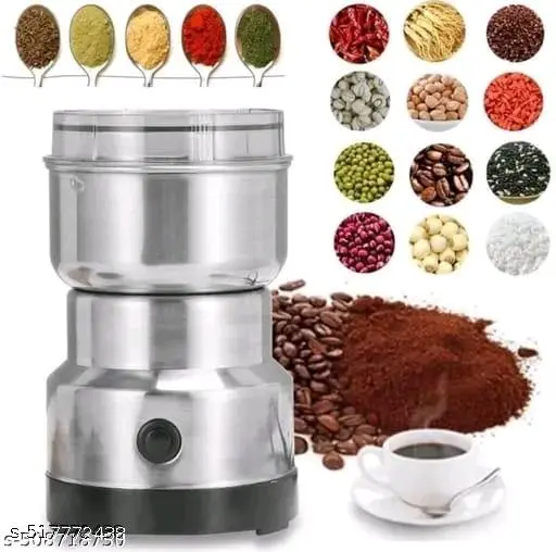 Portable Electric Spice Grinder | Stainless Steel Blades