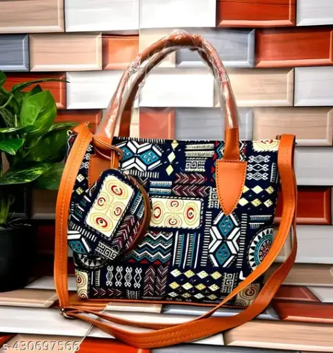 🌈 Trendy Printed Sling Bag for Women & Girls