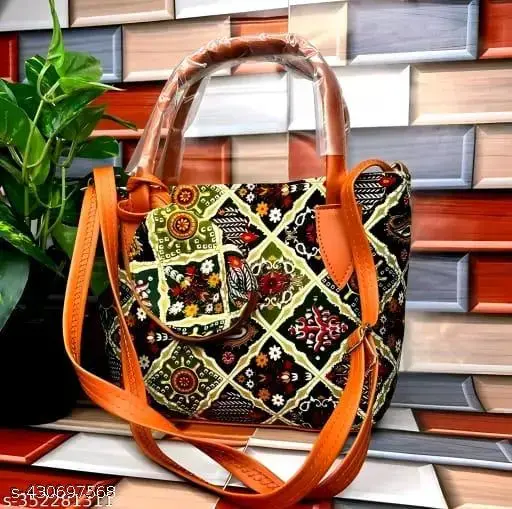 👜 Trendy Printed Sling Bag for Women & Girls