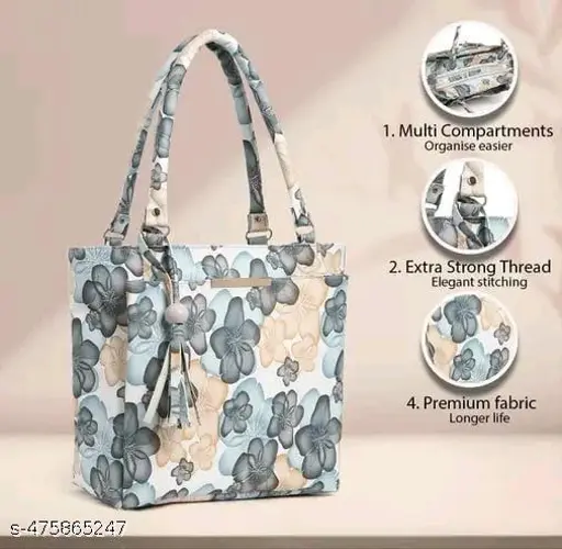 👜 Printed PU Handbag for Women